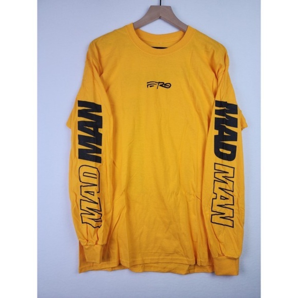 Asap Ferg Mad Man Long Sleeve T Shirt A$AP Mob Awge Tee Rocky Rap Tour Size‎ L